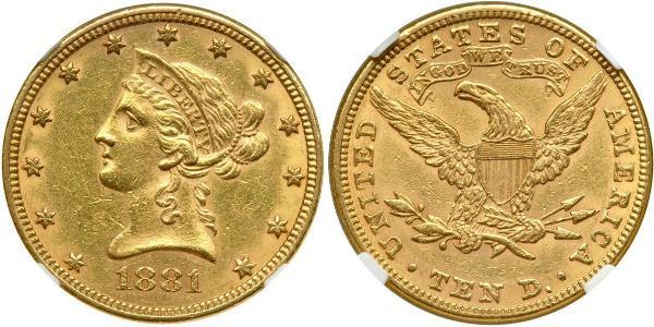10 Dollar USA (1776 - ) Gold 