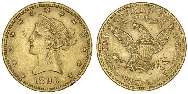 10 Dollar USA (1776 - ) Gold 
