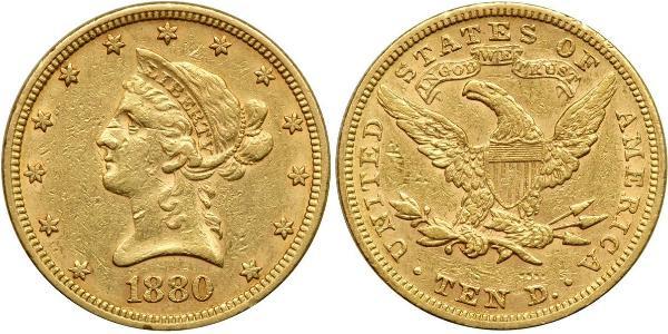 10 Dollar USA (1776 - ) Gold 