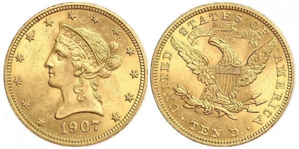 10 Dollar USA (1776 - ) Gold 