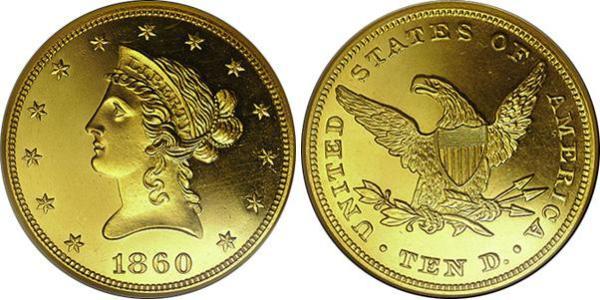 10 Dollar USA (1776 - ) Gold 