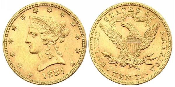 10 Dollar USA (1776 - ) Gold 