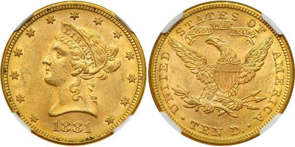 10 Dollar USA (1776 - ) Gold 