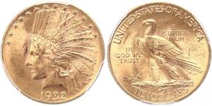 10 Dollar Vereinigten Staaten von Amerika (1776 - ) Gold 