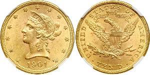 10 Dollar Vereinigten Staaten von Amerika (1776 - ) Gold 