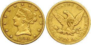 10 Dollar Vereinigten Staaten von Amerika (1776 - ) Gold 