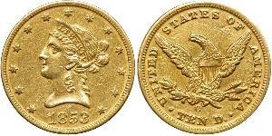 10 Dollar Vereinigten Staaten von Amerika (1776 - ) Gold 
