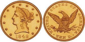 10 Dollar Vereinigten Staaten von Amerika (1776 - ) Gold 
