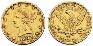 10 Dollar Vereinigten Staaten von Amerika (1776 - ) Gold 