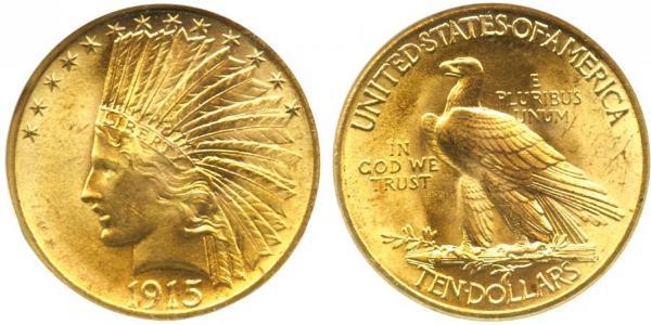 10 Dollar Vereinigten Staaten von Amerika (1776 - ) Gold 