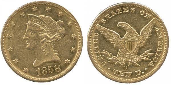 10 Dollar Vereinigten Staaten von Amerika (1776 - ) Gold 
