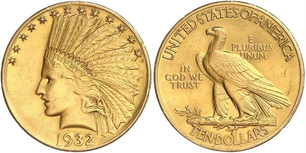 10 Dollar Vereinigten Staaten von Amerika (1776 - ) Gold 