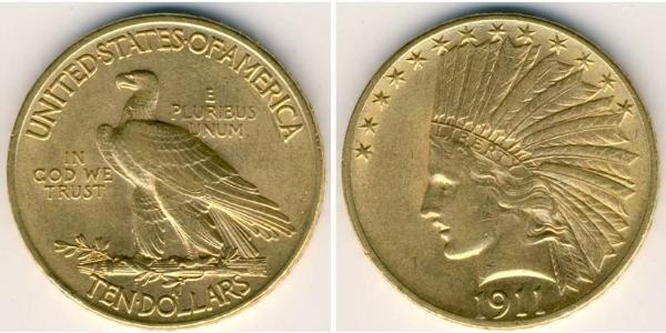 10 Dollar Vereinigten Staaten von Amerika (1776 - ) Gold 