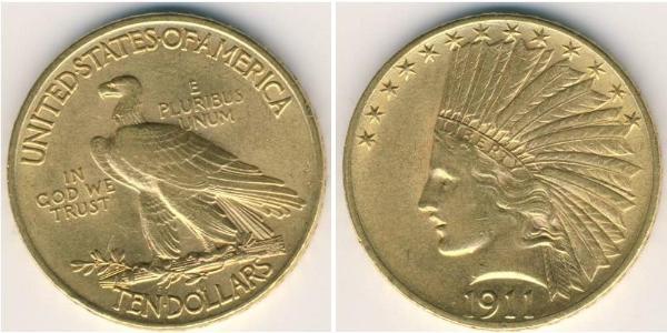 10 Dollar Vereinigten Staaten von Amerika (1776 - ) Gold 