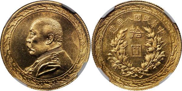 10 Dollar Volksrepublik China Gold 