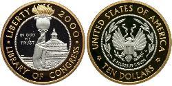 10 Dollar Vereinigten Staaten von Amerika (1776 - ) Gold/Platin 