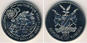 10 Dollar Namibia Kupfer/Nickel 