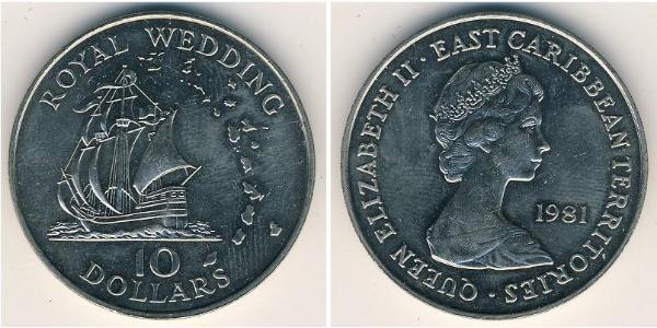 10 Dollar  Kupfer/Nickel Elizabeth II (1926-2022)