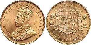 10 Dollar Canada Or George V (1865-1936)