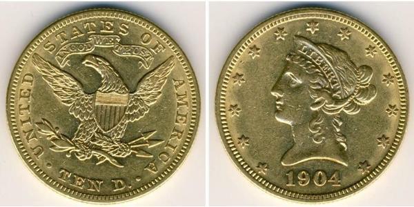10 Dollar États-Unis d