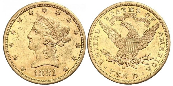 10 Dollar États-Unis d