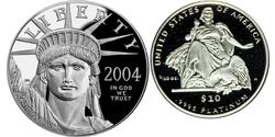 10 Dollar 美利堅合眾國 (1776 - ) Platinum 