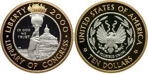 10 Dollar USA (1776 - ) Platinum/Gold 