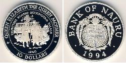 10 Dollar Nauru Silber 