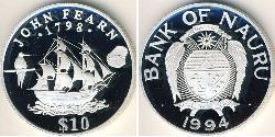 10 Dollar Nauru Silber 