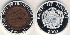 10 Dollar Nauru Silber 