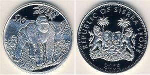 10 Dollar Sierra Leone Silber 
