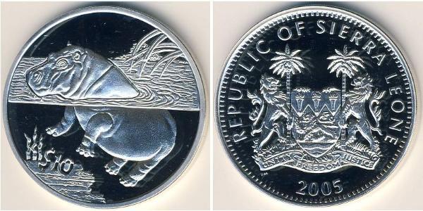 10 Dollar Sierra Leone Silber 