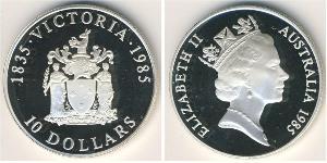 10 Dollar Australia (1939 - ) Silver 