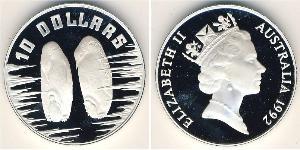 10 Dollar Australia (1939 - ) Silver 