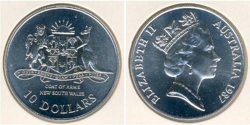 10 Dollar Australia (1939 - ) Silver 