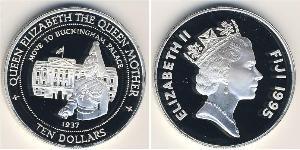 10 Dollar Fiji Silver 