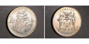 10 Dollar Jamaica (1962 - ) Silver Henry Morgan