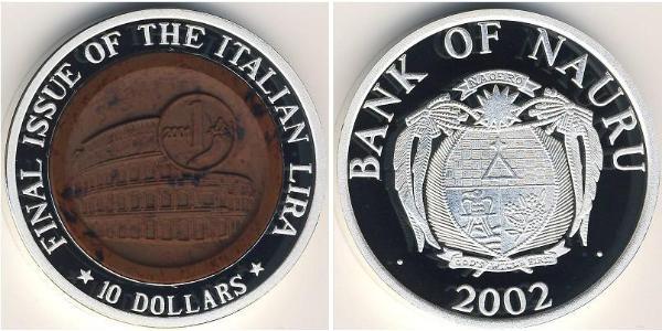 10 Dollar Nauru Silver 