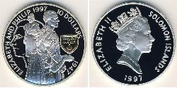 10 Dollar Solomon Islands Silver 