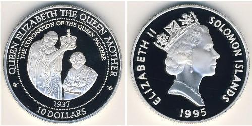 10 Dollar Solomon Islands Silver 