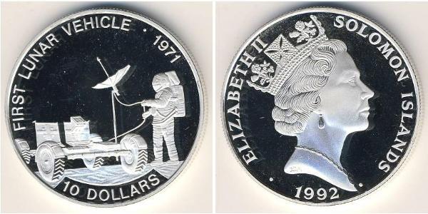 10 Dollar Solomon Islands Silver 