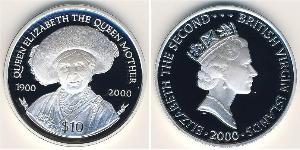 10 Dollar Virgin Islands Silver 