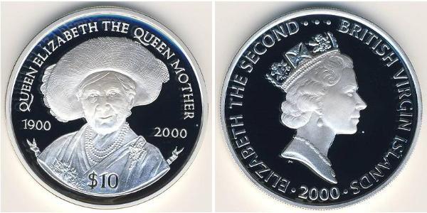 10 Dollar Virgin Islands Silver 