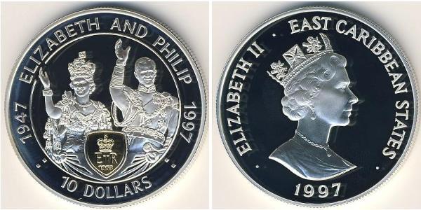 10 Dollar  Silver Elizabeth II (1926-2022)