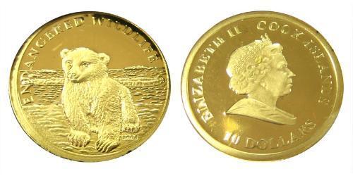 10 Dollar Cook Islands 金 