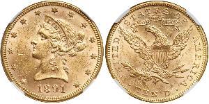 10 Dollar 美利堅合眾國 (1776 - ) 金 