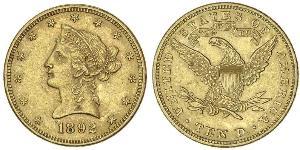 10 Dollar 美利堅合眾國 (1776 - ) 金 