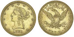 10 Dollar 美利堅合眾國 (1776 - ) 金 