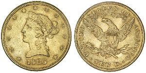 10 Dollar 美利堅合眾國 (1776 - ) 金 