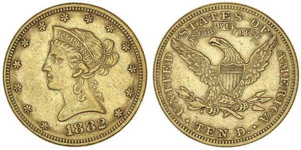 10 Dollar 美利堅合眾國 (1776 - ) 金 
